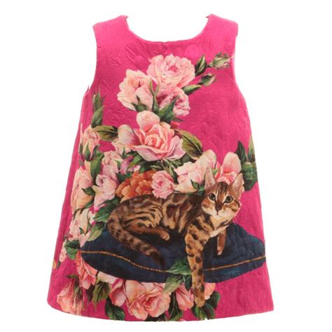 vestido de gatos dolce gabbana